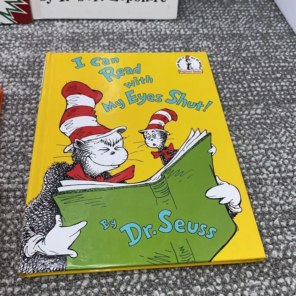 Set‎ Of 7 Dr Seuss Books Hardcover Literacy Reading Fun Classroom Homeschool